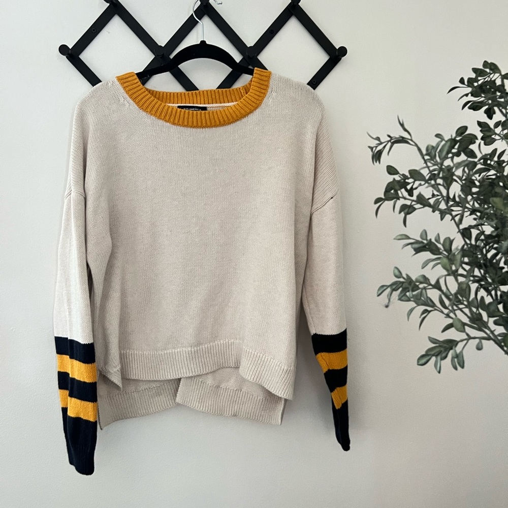 525 America Varsity Crewneck Split-back Sweater
